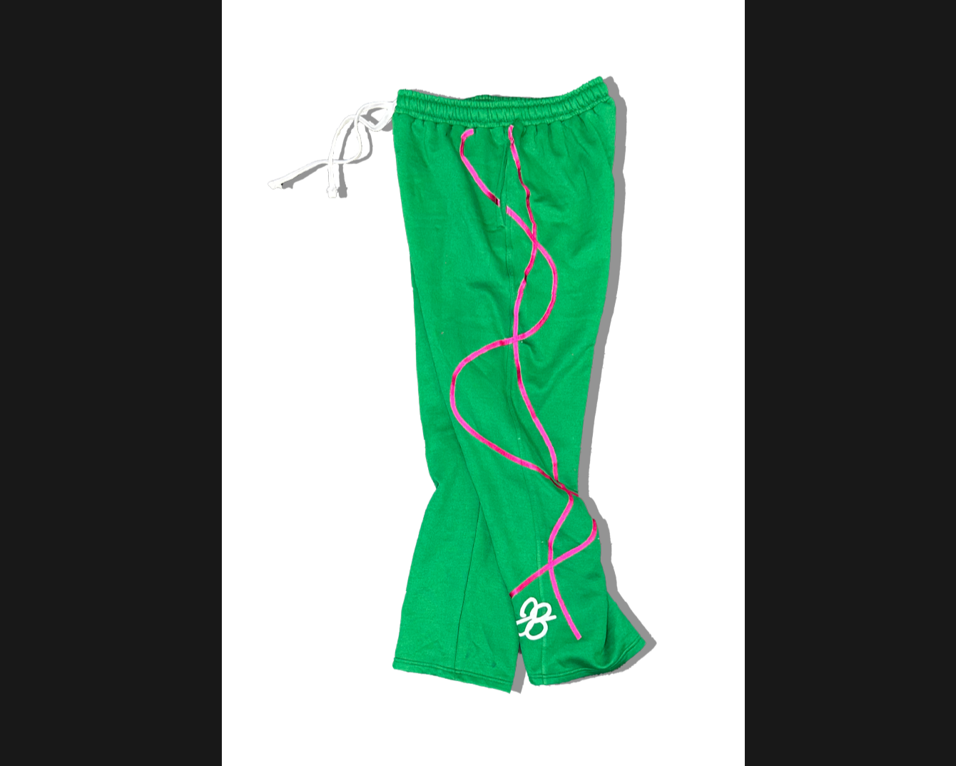 Jboyblue Baggy Sweatpants-Greenpink