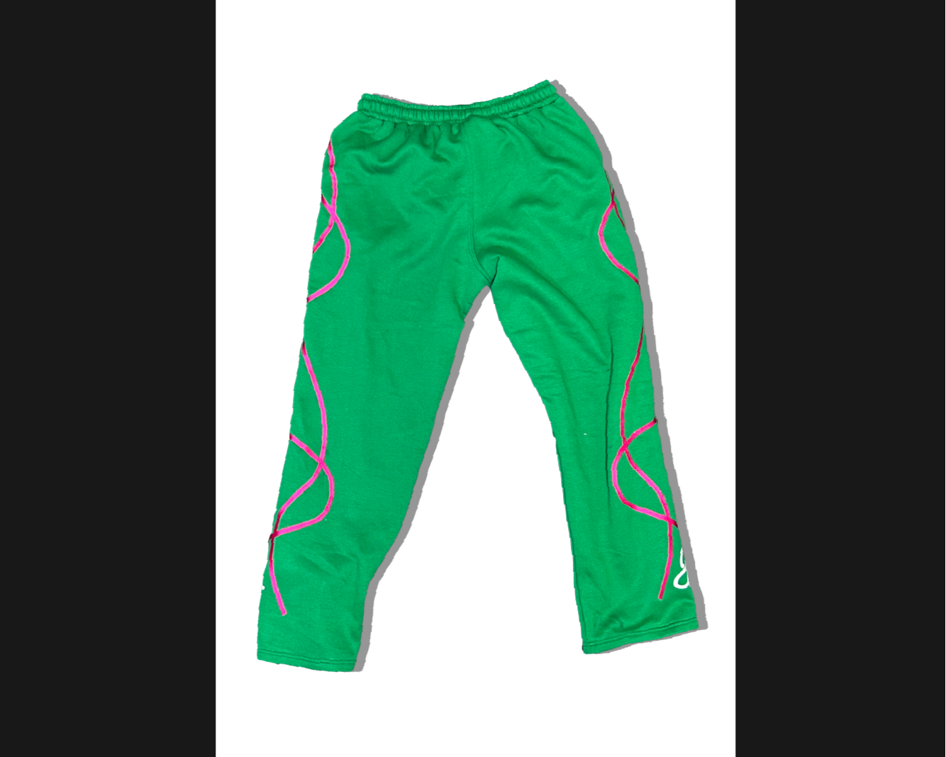 Jboyblue Baggy Sweatpants-Greenpink