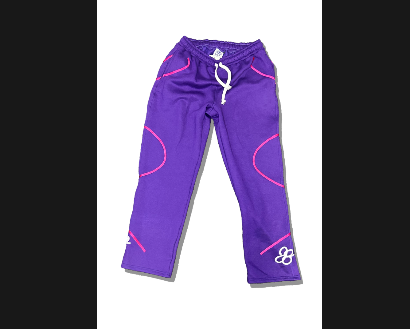Jboyblue Baggy Sweatpants-Puple/pink